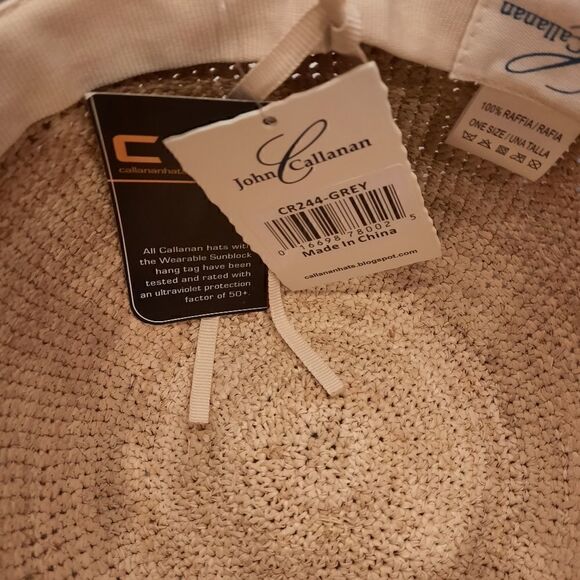 NWT Callanan Straw Sun Hat - Picture 5 of 10